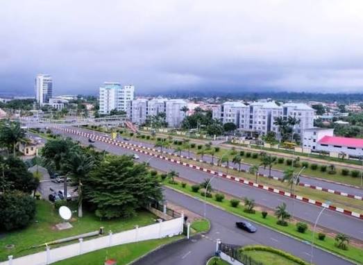Vue aérienne de Cotonou, Bénin